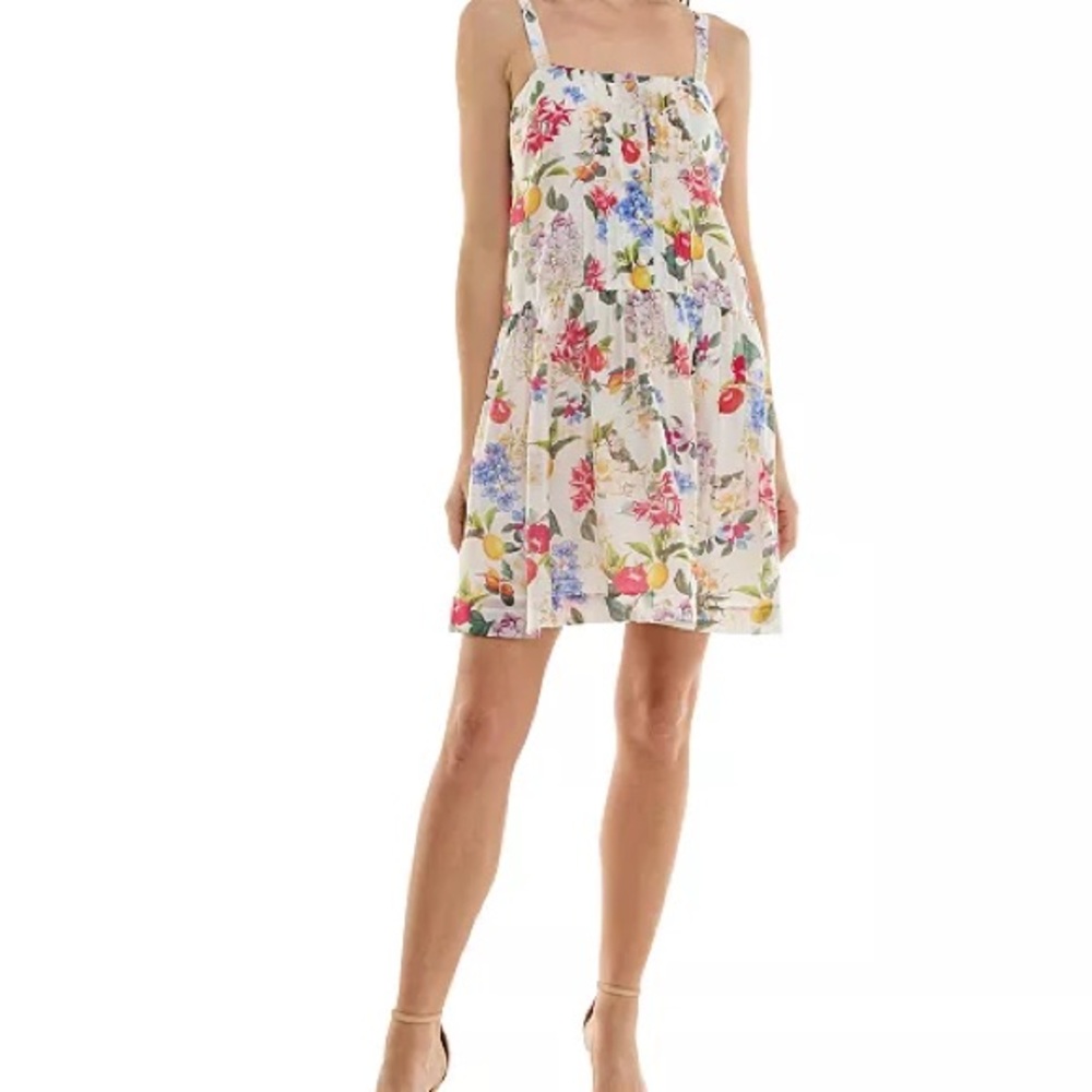 Taylor Multicolor Floral Mini Dress